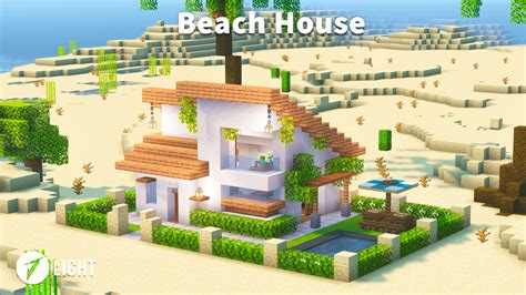 Image result for Beachy Minecraft House Tutorial
