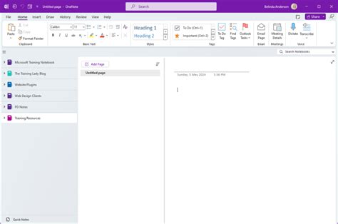 How to Create a New Notebook OneNote に対する画像結果