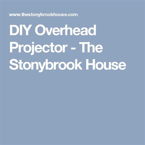 Image result for Homemade Overhead Projector