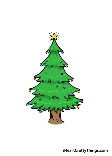 Image result for Small Christmas Tree Drawing
