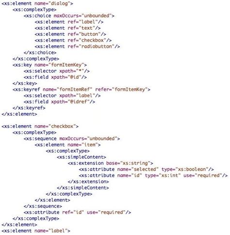 Image result for XML Schema Impossible to Export Data