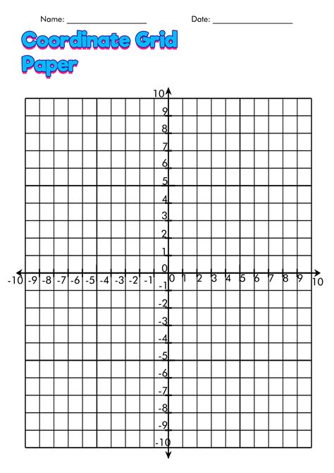 Afbeeldingsresultaten voor Coordinate Grid Graph Paper