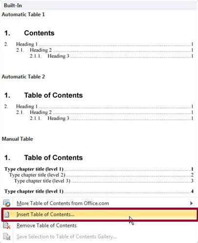 Image result for How to Link Index to Pages in Word