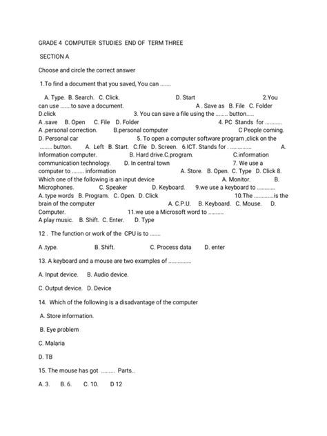 Image result for Computer 4th Grade