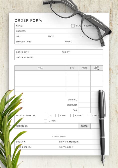 تصویر کا نتیجہ برائے How to Create a Order Sheet Form