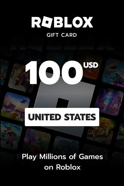 Image result for Roblox Gift Card 10-100$