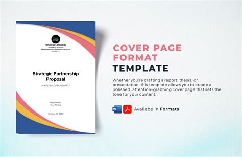 Image result for Report Cover Page Template Word