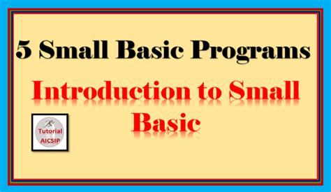 Image result for Addition for Small Basic Program