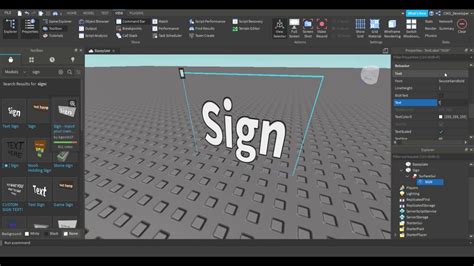 Afbeeldingsresultaten voor How Do You Make Text Hover Over Your Build Roblox Studio