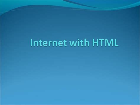 Image result for Internet Technology HTML
