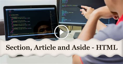 Image result for Section vs Article in HTML