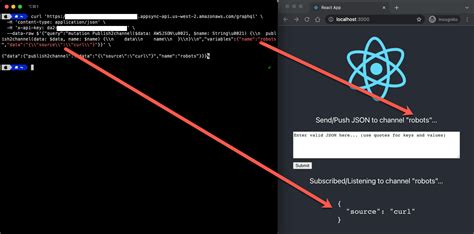 Toradh íomhá ar AWS WebSocket