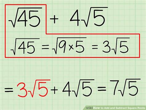 Subtracting 2 Square Roots に対する画像結果