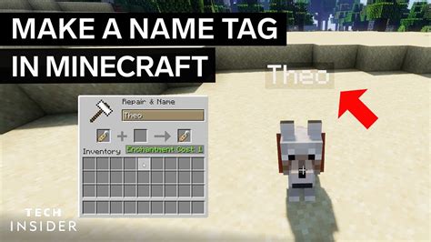 Image result for How to Make Name Tag in Minecraft Java