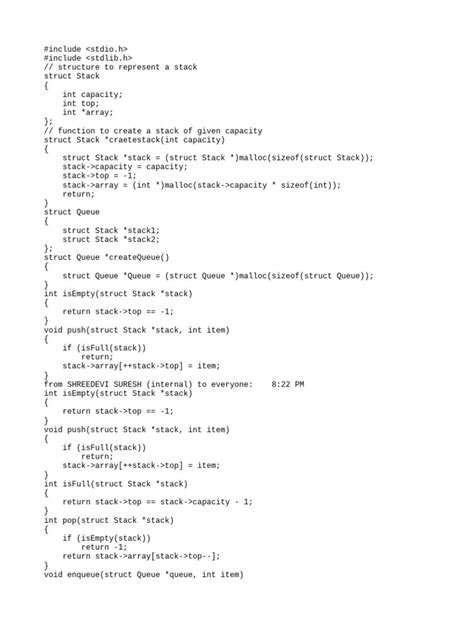 Toradh íomhá ar Stack and Queue in C