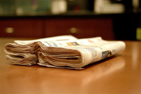 Toradh íomhá ar A Newspaper On a Table