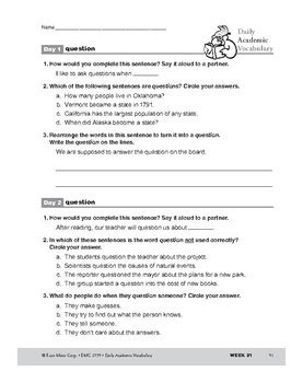 Afbeeldingsresultaten voor Academic Vocabulary Grade 3