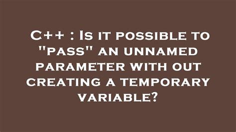 Afbeeldingsresultaten voor Out Parameter C++