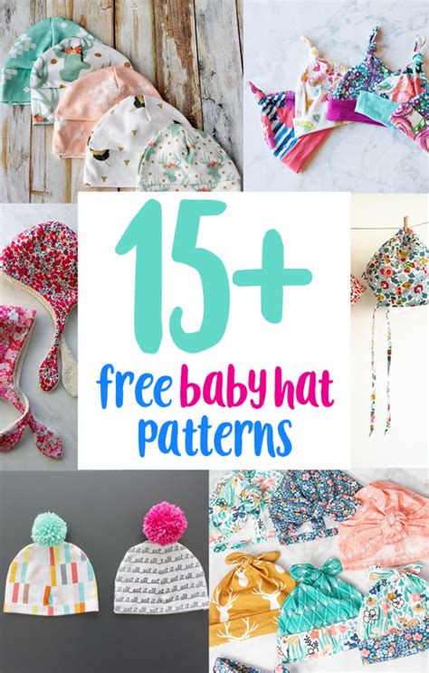 Image result for Free Printable Sewing Patterns Baby Hat