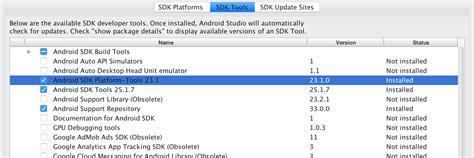 Image result for Android Studio Platform Tools