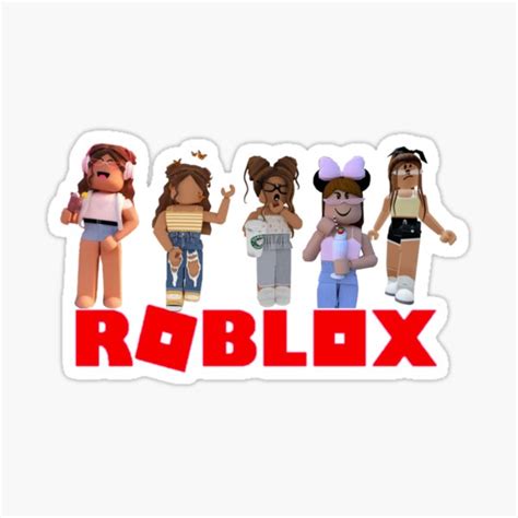 Image result for Roblox Girl Stickers