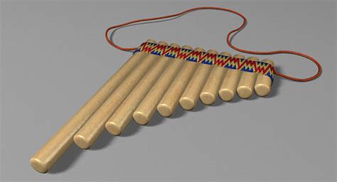 Toradh íomhá ar 3D Human Flute