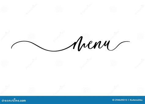 Image result for Menu Like a Script