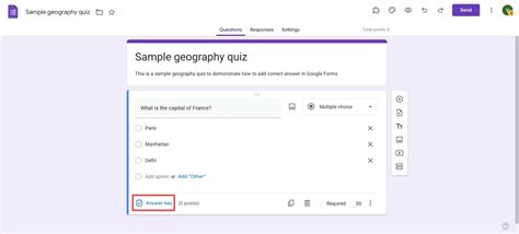 Image result for How to Add Answer in Google Form MCQ