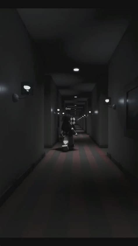 Image result for Roblox Hallway Horror Game Running