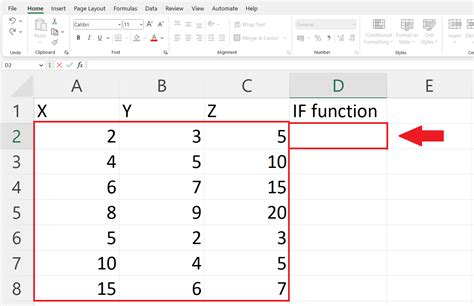 Toradh íomhá ar Between Function Excel