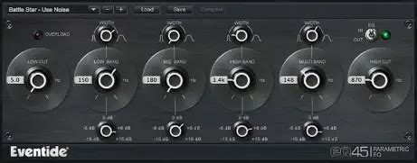 Eventide eQ45 Parametric EQ User Guide