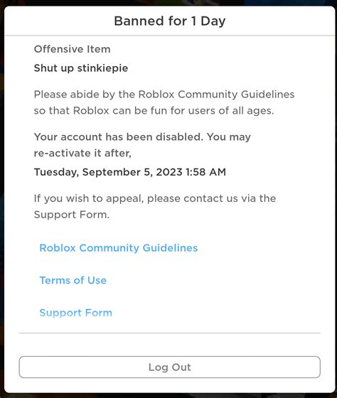 Roblox Ban Days に対する画像結果
