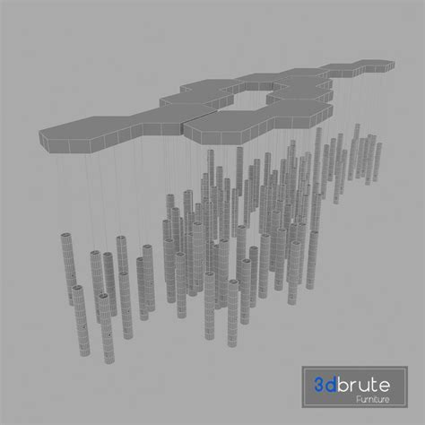 Modern Chandelier model 3d model Buy Download 3dbrute