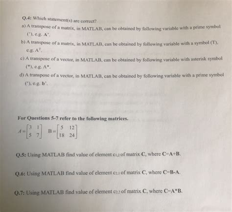 تصویر کا نتیجہ برائے Transpose Symbol in MATLAB