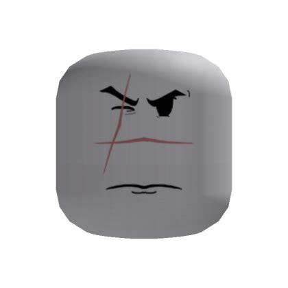Image result for Roblox Face with Scar