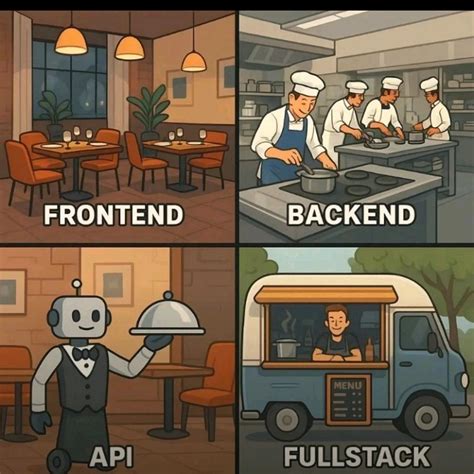 Afbeeldingsresultaten voor Frontend/Backend API Meme