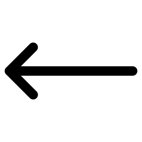 Image result for Arrow to Left Symbol