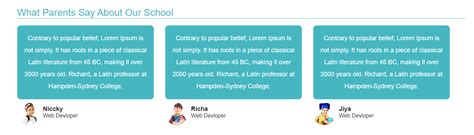 HTML Project On School Website に対する画像結果