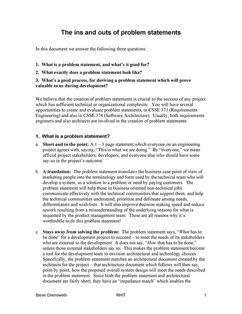 Image result for Problem Statement Cheat Sheet