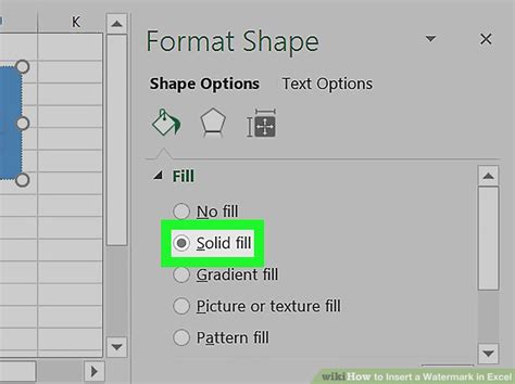 Image result for How to Watermark in Exce