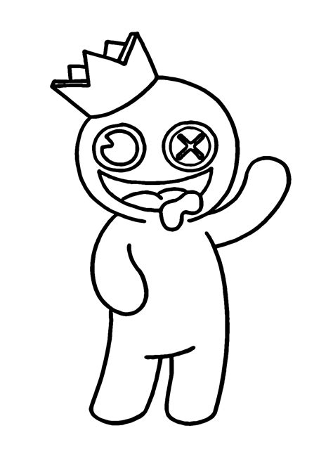 Roblox Rainbow Coloring Pages に対する画像結果