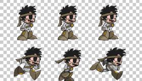 Animate Using a Sprite Sheet Unity に対する画像結果