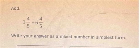 Toradh íomhá ar Simplifying Mixed Numbers