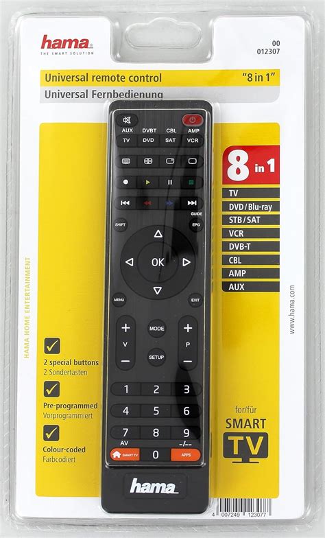 Afbeeldingsresultaten voor Hama Universal Remote Code List