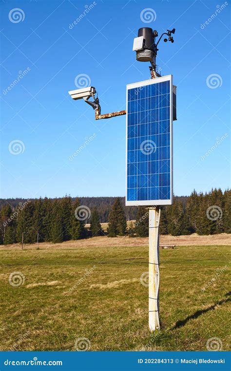 Solar Powered Weather Station and CCTV Camera in Remote Rural Location ...