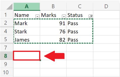 Excel Paste Data with Filter ಗಾಗಿ ಇಮೇಜ್ ಫಲಿತಾಂಶ