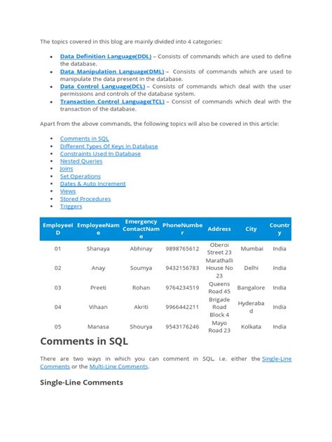 Commentaire En SQL に対する画像結果