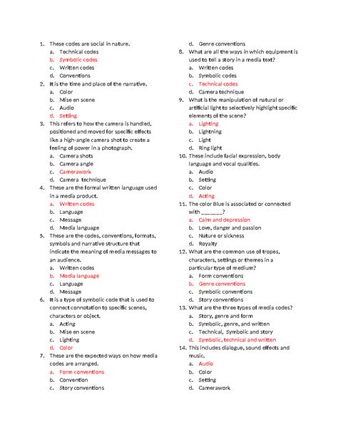 Image result for Quiz About Technical Codes