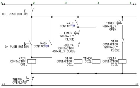 Image result for Wye-Delta Diagram Control Circuit