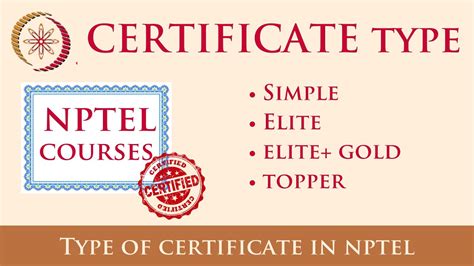 Toradh íomhá ar NPTEL Certificate Sample